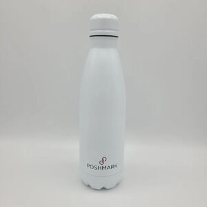 Poshmark Poshfixins White Logo Stainless Steel Insulated Water Bottle
